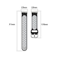 Miniatyrbillede 5 af 5: To-farvet Silikon Urrem til Fitbit Versa 3 (Sort Roserød)