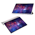 Pikkukuva 4 / 5: 3-Taitettava Selkeä Akryyli Nahkakotelo Samsung Galaxy Tab S9 Ultra/S8 Ultra:lle (Harmaa)