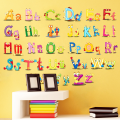 Miniatyrbillede 2 af 5: Stickers muraux alphabet anglais ABC, stickers chambre bébé, St