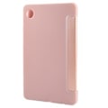 Pikkukuva 3 / 5: Kolminkertainen Nahkainen Tabletin Kotelo Samsung Galaxy Tab A9:lle (Rose Gold)
