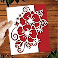 Miniatyrbild 5 av 5: Julklappsbloss Metallstansar Schabloner DIY Scrapbooking Album Pappkort Mall Form Prägling Hantverk