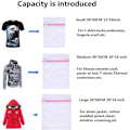 Miniatyrbillede 4 af 5: Filet à Linge Sacs en Tissu pour la lessive - Paquet de 5 (1XL+ 2