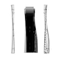 Miniatyrbillede 1 af 5: ABS Transparent Skin Hard til Shell til Case Cover Udskiftningsplade til UHD Co( Transparent)