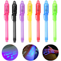 Pikkukuva 5 / 5: 14 Näkymätöntä Mustekynää UV-Lampulla - Magic Invisible Ink Pen - Little Bir