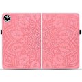 Pikkukuva 2 / 5: Ulospainettu Nahkakuori Samsung Galaxy Tab A9+:lle (Vaaleanpunainen)