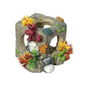 Miniatyrbillede 2 af 5: Décor pour Aquarium en Polyrésine Cube Habitat Taille S 10 x 11