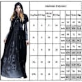 Miniatyrbillede 4 af 4: Dame Hexe Vampyr Cosplay Kostumer Gothic Kappe Party Outfit (XL)