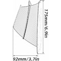 Miniatyrbillede 2 af 3: Motorcykel Aerodynamisk Forklap Motorcykel Vinge Sidespoiler Spoiler Til Ya-ma-ha YZF R1 R25 Ninja H2 H2R B-M-W S1000RR Hon-da H2 ABS (Farve: Mat Ca