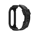 Miniatyrbillede 2 af 5: Integreret TPU Urrem Til Xiaomi Mi Band 7 / 6 / 5 (Sort)