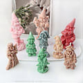 Miniatyrbillede 4 af 5: Gnome Resinforme Silikone Dværg Gnome Lysform 3D Dværg Påske Håndlavede Dværgforme til Fremstilling af Dekoration DIY (søstjerne bedstemor chri)