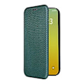 Miniatyrbillede 1 af 5: Læder Telefon Case til iPhone 15 Plus (Grøn)