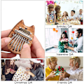Miniatyrbillede 5 af 5: Kalimba Tommelfingerklaver, Massivt Træ Fingerklaver, Bærbar Musik Tommelfingerklaver, Tommelfingerklaver, Portab