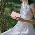Miniatyrbillede 5 af 5: Til Samsung Galaxy A40 Wallet Case Telefon Stativ Cover Silke Struktur PU Læder Skal med Håndrem (Style A)