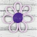 Miniatyrbild 4 av 5: Boho Dekoration Daisy Blomma Vävd Makramé Väggbonad Rep Handgjord Vävd Väggdekoration Flickrum Flöde