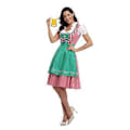 Pikkukuva 3 / 5: Naisten Oktoberfest Oluttyttö Puku Baijerilainen Perinteinen Dirndl Mekko Karnevaali (L Vihreä)