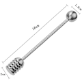 Miniatyrbild 3 av 5: 2 st 304 Rostfritt Stål Honungssked, Sirapsdipper Serveringssticka S