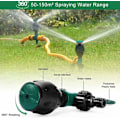 Miniatyrbillede 2 af 5: Havevandssprinkler, Plænesprinkler 360° Roterende Sprinkler til