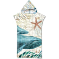 Miniatyrbillede 2 af 3: 1 stk. Surf Cape Håndklæde, Hurtigtørrende Mikrofiberstof Surf Omskiftning Ro
