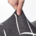 Miniatyrbilde 3 av 5: Stretch Bar Stoltrekk, 2 stk Spisestol Setebeskytter, Printe