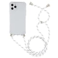 Miniatyrbilde 2 av 4: TPU-deksel med snor for iPhone 15 Plus (Hvit Svart)