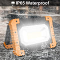 Miniatyrbillede 3 af 5: Genopladelig LED-projektør Byggeplads Bærbar Arbejdslampe USB Vandtæt til Byggeri Si