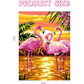 Pikkukuva 2 / 5: Timanttimaalaus DIY 5D Full Drill Diamond Art Flamingo Kuvio D