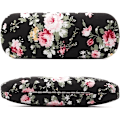 Miniatyrbilde 4 av 5: 2 stk rosa+svarte brilleetui hard shell for menn, kvinner, barn - F