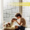 Miniatyrbilde 5 av 5: Statisk klamrende vindusfilm Glassbeskyttelse Statisk klamrende intim N