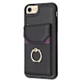 Pikkukuva 1 / 5: Organ Card Bag -puhelimen kuori iPhone SE 2022 / 2020 / 8 / 7 (Musta)