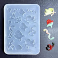 Miniatyrbillede 2 af 5: Kviksand Fyldmaterialer Harpiksform Silikone Hul Shaker Fyldstoffer Form