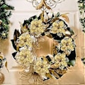 Miniatyrbilde 5 av 5: 16 stk. Glitter Blomst Juletrepynt Blomster Trepynt Juledekor Gull