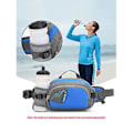 Miniatyrbild 5 av 5: Löparbälte Fanny Pack Väska Telefonfodral Nylon Slingskrov Midjepack med Flaskhållare för Löpning Vandring för Hydrering för Jogging