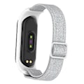 Miniatyrbilde 5 av 5: For Xiaomi Mi Band 3 / 4 / 5 Twill 8-formet spenne armbånd (Seashell hvit)