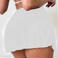 Miniatyrbillede 5 af 5: Strand Sarong Cover Up Bikinis Nederdel Strand Nederdel Badedragt Wrap Nederdel til Kvinder Strandfester Khaki L(L Khaki)