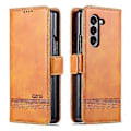 Miniatyrbillede 1 af 5: AZNS Til Samsung Galaxy Z Fold5 5G PU Læder Pung Etui Flip Folio Stativ Telefon Cover (Style D)