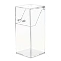 Miniatyrbillede 2 af 4: Opbevaringsplads til 2 stk. transparent, sekskantet akryl makeup