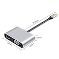 Miniatyrbillede 2 af 5: Type C til VGA HDMI Adapter 4k VGA Adapter til Notebook Laptop( )