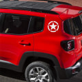 Pikkukuva 4 / 5: Heijastava pentagrammi polttoainesäiliön auton tarra, tähti auton tarra, 4x4