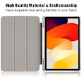 Pikkukuva 4 / 5: 3-Taitettava Yksivärinen Tablet-Kotelo Xiaomi Redmi Pad SE:lle (Harmaa)