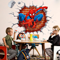 Pikkukuva 2 / 3: Spiderman-seinätarrat, DIY-irrotettavat, Spiderman-lapset