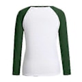 Miniatyrbilde 2 av 4: hmwy-dame jule nisse trykk t-skjorte bluse basic topp tee shirt (M Grønn)