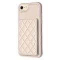 Miniatyrbilde 1 av 5: BF25 For iPhone 6/6s/7/8 PU-lærbelagt TPU-deksel med kortholder og kickstand (Stil D)