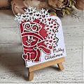 Miniatyrbillede 4 af 5: Snemand Embossing Stanseforme til DIY Scrapbooking Album Julekortfremstilling