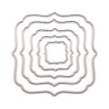 Miniatyrbilde 1 av 5: Metallstans for ramme - Sjablong for DIY-hobby, scrapbooking, album, stempling, papir, kort, preging