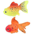 Miniatyrbillede 1 af 3: 2 stk. Akvarium Flydende Falsk Fisk Model Kreativ Lysende Fisk Dekoration Slidstærk Fisk Statue Dekor