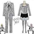 Miniatyrbillede 1 af 4: Beetlejuice 2 Voksne Halloween Karneval Cosplay Kostumer (XL kvinde)