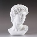 Miniatyrbilde 3 av 5: Gresk mytologi David hode byste statue mini Europa Michelangelo