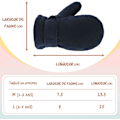 Miniatyrbilde 4 av 5: （L）Baby Vinter Votter Fleece Foret Toddler Gutter Varme Myke Hansker