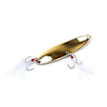 Pikkukuva 1 / 5: Hyperbolinen Lure Sequin verivelloilla ja höyhenkoukulla 10/15/20/25g Makeanveden syötti (10g Kulta)