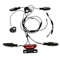 Miniatyrbilde 1 av 5: For Bbs01 Bbs02 El-sykkel 24v/36v/48v Frontlykt Bakre Blinklys Bremslys Ebike